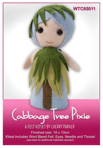Felt Kit - Cabbage Tree Pixie