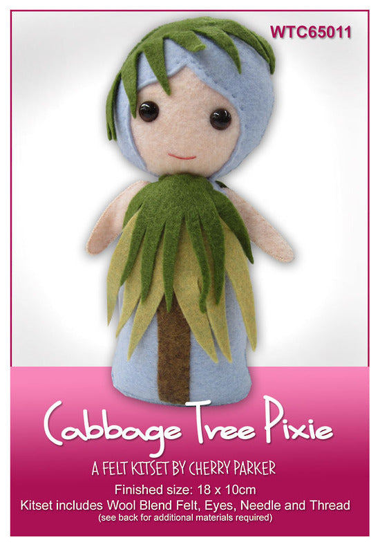 Felt Kit - Cabbage Tree Pixie