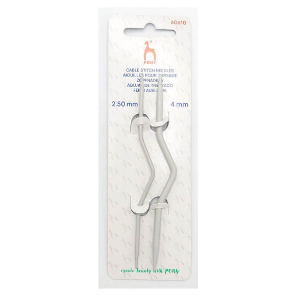 Pony Cable Knitting Needles - size 2.50 -4.00 mm