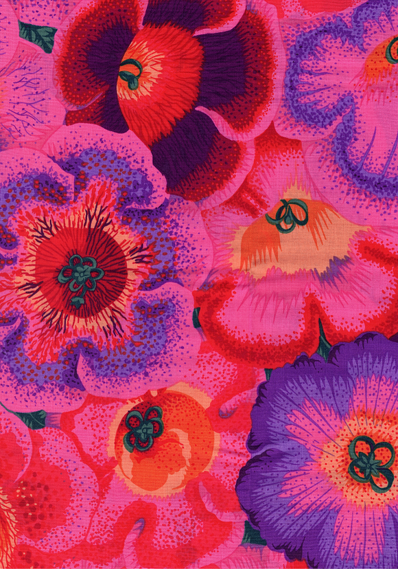 Kaffe Fassett Vintage Fabrics - Gloxinias n Pinks