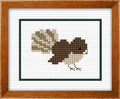 CraftCo Cross-stitch kit for children - Fantail (Piwakawaka)