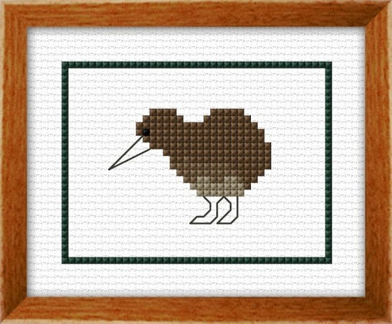 CraftCo Cross-stitch kit for children - Kiwi