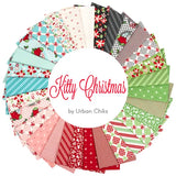 Urban Chiks Kitty Christmas for Moda - 'Here Comes Santa Claws' Quilt Kit