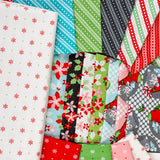 Urban Chiks Kitty Christmas for Moda - 'Here Comes Santa Claws' Quilt Kit