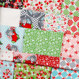 Urban Chiks Kitty Christmas for Moda - 'Here Comes Santa Claws' Quilt Kit