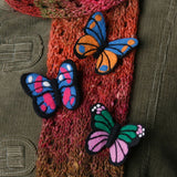 Needle Felting Kit - Make Your Own NZ Butterfly Brooch