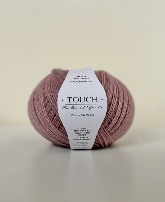 Touch - New Zealand Possum, Merino and Silk - Light 8-Ply / Light DK - Sale Colours