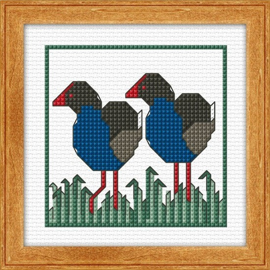 CraftCo Cross-stitch kit - Pukeko Pair