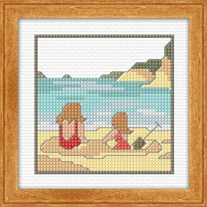 CraftCo Cross-stitch kit - Summer at the Beach