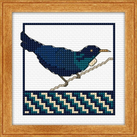 CraftCo Cross-stitch kit - Tui, the Parsons Bird