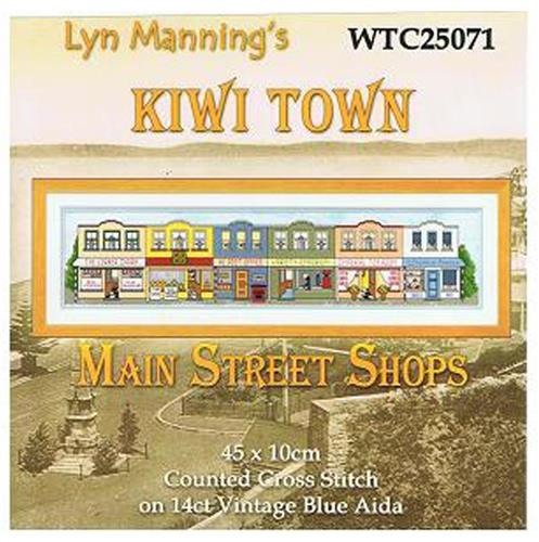 CraftCo Cross-stitch kit - Kiwi Town - Main Street Shops