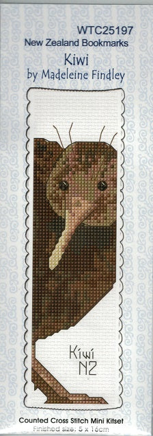 CraftCo Cross-stitch bookmark kit - Kiwi
