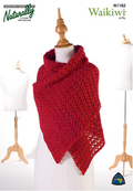 Naturally Knitting Pattern N1182 - Ladies Shawl in 4-ply / Fingering