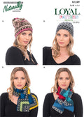 Naturally Knitting Pattern N1249 - Womens Hats & Scarves in 8-ply / DK