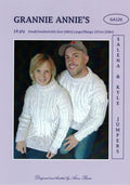 Grannie Annie Knitting Pattern 126 - Salena & Kyle Jumpers in 14-ply / Chunky for men and women