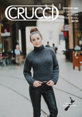 Crucci Knitting Pattern 1481 - Ladies Pullover in Super Chunky yarn
