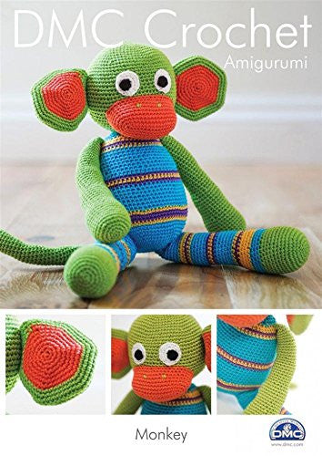 DMC Crochet Pattern - Amigurumi Monkey in 4-Ply / Fingering