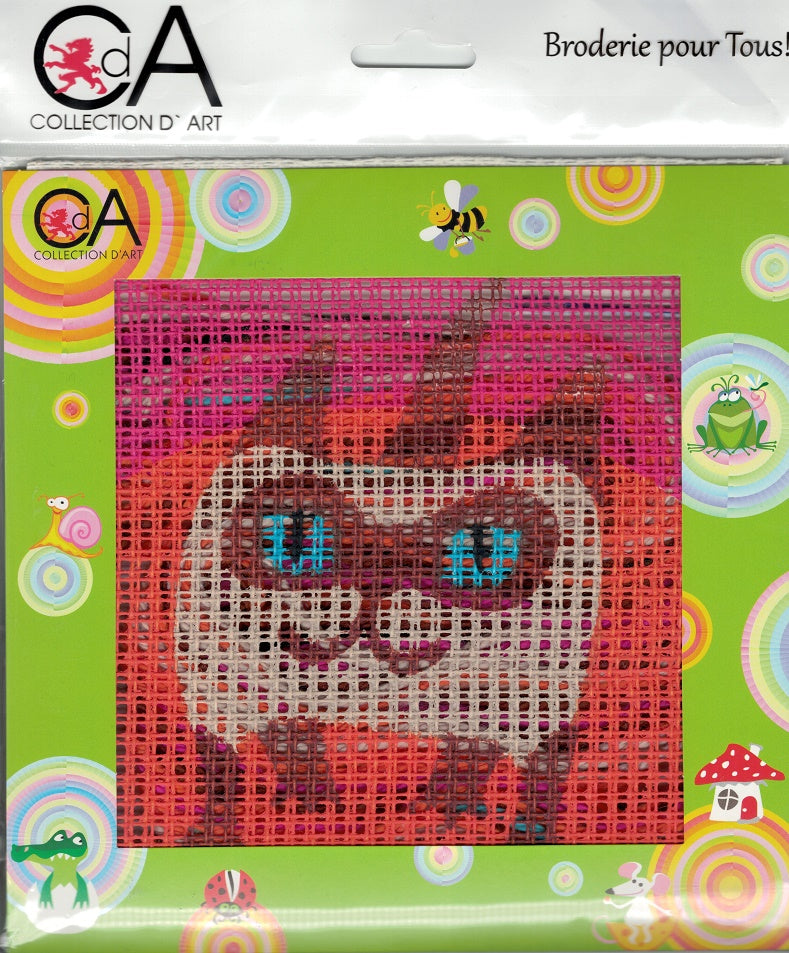 Collection D'Art Needlework Kit - Silly Siamese Cat