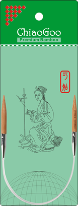 ChiaoGoo - Bamboo circular  needles - 23 cm Patina colour