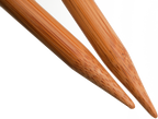 ChiaoGoo - Bamboo straight needles - 23 cm Patina colour