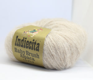 Indiecita Baby Brushed - Baby Alpaca / Nylon in 14-Ply / Chunky weight