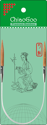 ChiaoGoo - Bamboo circular  needles - 30 cm Patina colour