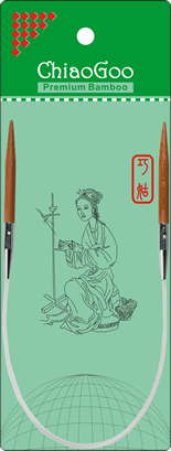 ChiaoGoo - Bamboo circular  needles - 40 cm Patina colour