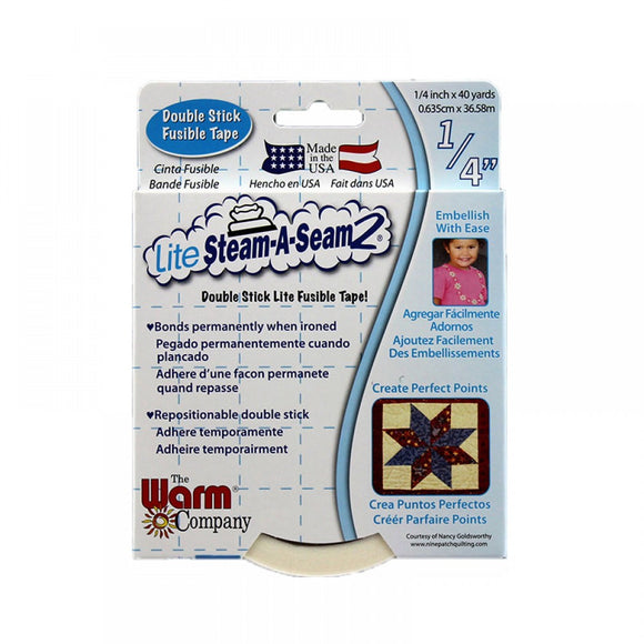 The Warm Company - Steam-A-Seam 2 Tape, Light-weight or Regular-weight