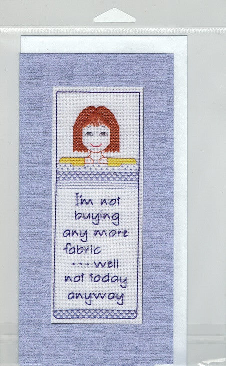 Cross-Stitch Card and Bookmark set - I'm not buying any more fabric...