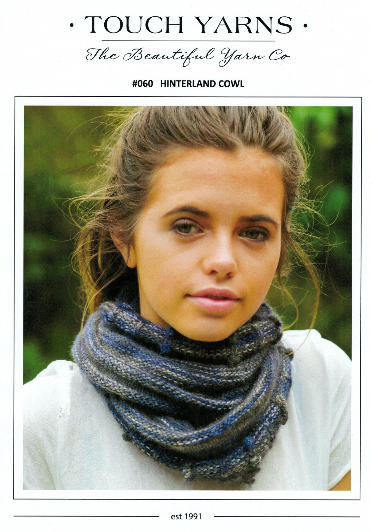 Touch Knitting Pattern 60 - Hinderland Cowl in Touch Possum DK