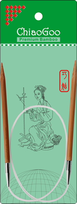 ChiaoGoo - Bamboo circular  needles - 60 cm Patina colour