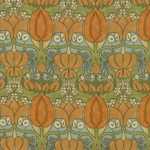 C.F.A. Voysey Collection - The Owl in Gold Colourway