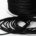 Black Satin Cording - 2 mm wide