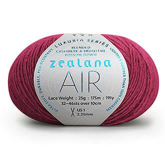Zealana - Air Lace Possum/Cashmere/Silk Yarn - 2-ply / Lace weight – NZ  Fabrics & Yarn