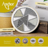 Anchor Essentials Kit - Blackwork Geometric Triangles