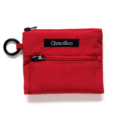 ChiaoGoo Accessories - Red Nylon Pocket Accessory Pouch