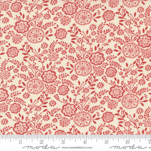 French General La Grande Soiree Collection - Aignan in Pearl and French Red