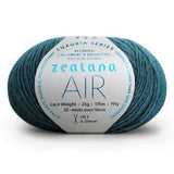 Zealana Air Lace yarn - Peacock