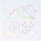 Sashiko - Tulip Sashiko World Kit - America Flower Baskets