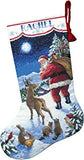 Dimensions Counted Cross Stitch Kit - Christmas Stocking Santas Arrival
