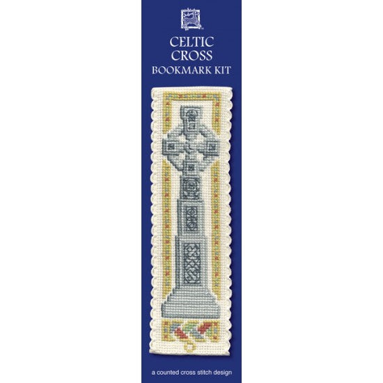 British Textile Heritage Cross-stitch Bookmark kit - Celtic Cross