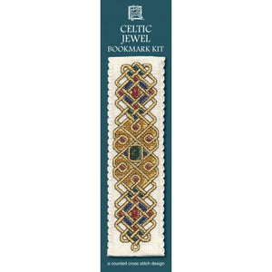 British Textile Heritage Cross-stitch Bookmark kit - Celtic Jewel