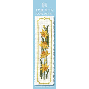 British Textile Heritage Cross-stitch Bookmark kit - Daffodils