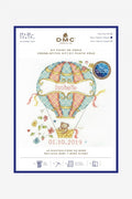 DMC Counted Cross Stitch Kit - Baby Balloon Birth Record