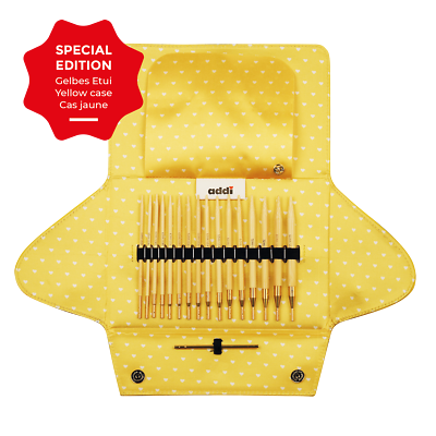 ADDI - Click Interchangeable Needle Set - Bamboo set of 8