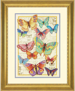 Dimensions Gold Collection Counted Cross Stitch Kit - Butterfly Beauty