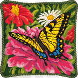 Dimensions Needlepoint Kit - Butterfly on Zinnia