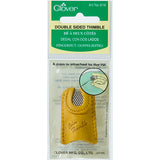 Clover C616 - Double Sided Leather Thimble