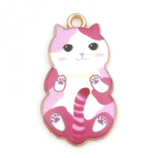 Enamel Charms - Cats