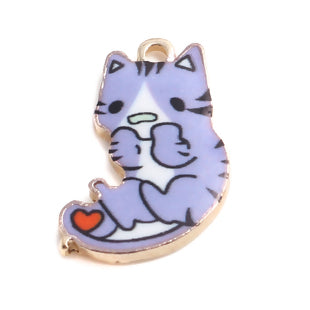 Enamel Charms - Cats